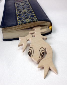 Дерев'яні закладки до книжок – Творча майстерня «Сверлик»